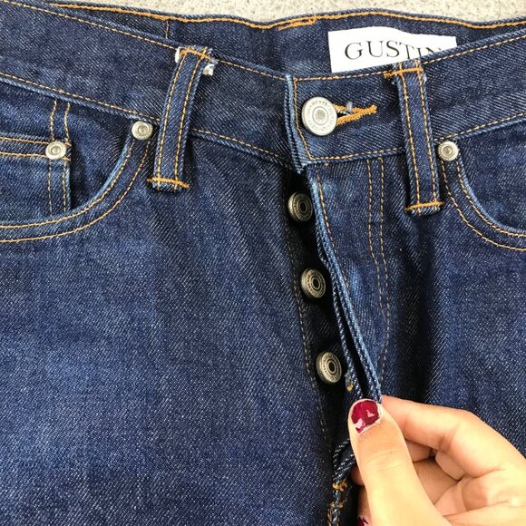 Gustin Mens Raw Selvedge Denim Jeans size 30 - Picture 4 of 11